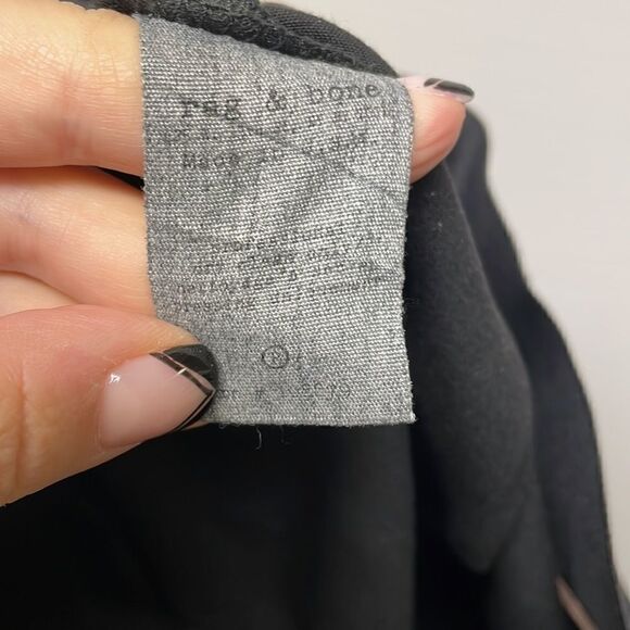 SALE!!! Rag & Bone Jean Black jogger pants, Size P - Picture 10 of 13